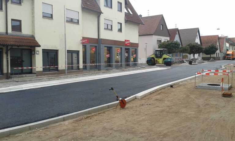 Kanalarbeiten in der Heidelberger Straße gehen voran