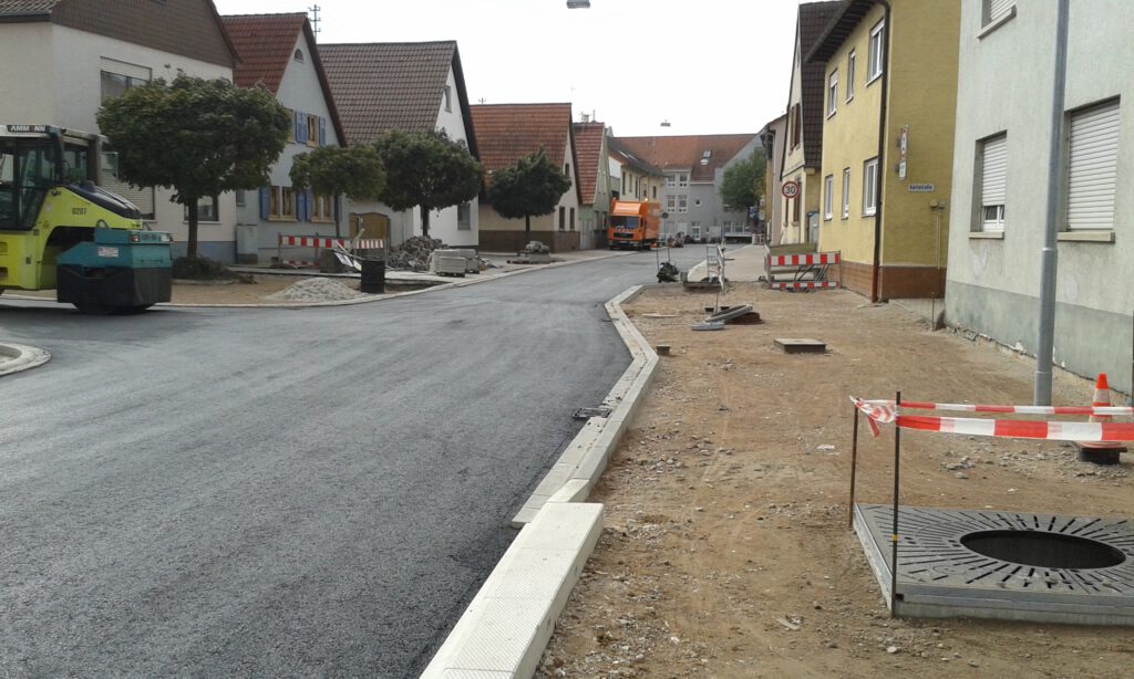 Bauarbeiten Heidelberger Straße