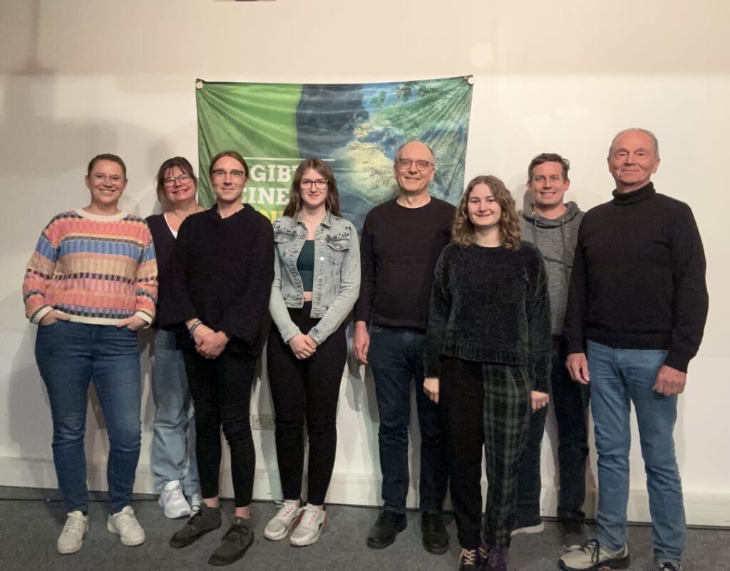 Ein Teil der Mitglieder des Grünen Ortsverbandes auf der Jahreshauptversammlung